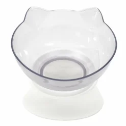 THE CONCEPT FACTORY - Gamelle tête de chat surélevée - blanc