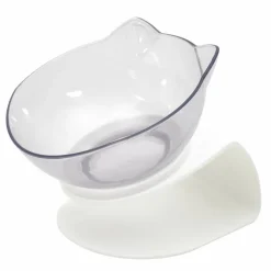 THE CONCEPT FACTORY - Gamelle tête de chat surélevée - blanc