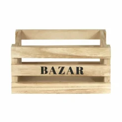 THE HOME DECO FACTORY - Cagettes en bois bazar (lot de 3)