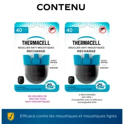 THERMACELL - Thermacell 2 recharges pour piège anti moustiques & moustiques tigres