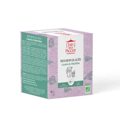 THÉS DE LA PAGODE - Infusion glacée bio - Cassis menthe 6 sachets