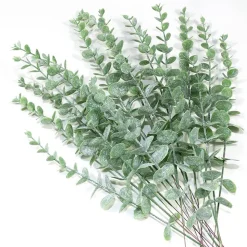 Tige de feuille d'eucalyptus artificielle - vert clair