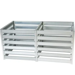 TIMBELA - Composteur + module d’extension de jardin timbela m800+m800a / 704l + 704l composteur de jardin en métal - bac à compost