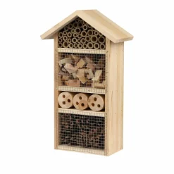 TOILINUX - Hôtel à insectes en bois naturel