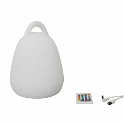 TOILINUX - Lampe led d'extérieur à poser avec poignée et télécommande - multicouleur