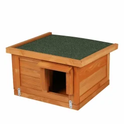 TOILINUX - Maison à hérisson en bois naturel