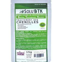 TOUT POUR LES NUISIBLES - Solubtk -pyrale du buis 15gr bacillus thuringiensis -insecticide