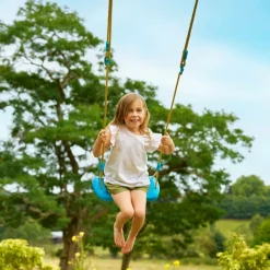 TP TOYS - Balançoire tp classique bleue pour portique h190-250cm