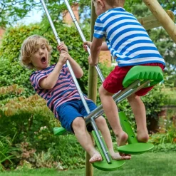 TP TOYS - Balançoire vis-à-vis avec collier pour poutre bois carre 9x9 cm