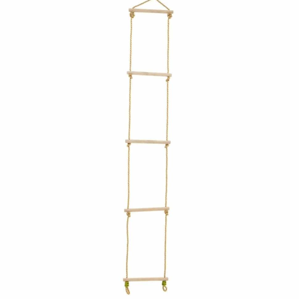 TP TOYS - Échelle corde 5 barreaux bois pour portique h190-250cm