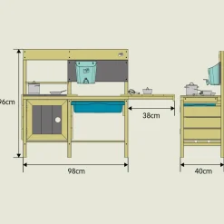 TP TOYS - Cuisine extérieure deluxe