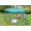 TRIXIE - Enclos extérieur avec filet pour animaux 63x60 cm argenté 6253