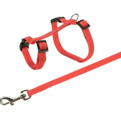 TRIXIE - Harnais avec laisse pour lapins. Couleur aléatoire.