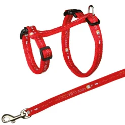 TRIXIE - Harnais xxl avec laisse pour grand chat 34-57 cm/13 mm couleur aléatoire