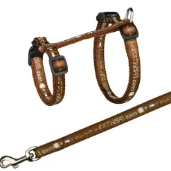 TRIXIE - Harnais xxl avec laisse pour grand chat 34-57 cm/13 mm couleur aléatoire