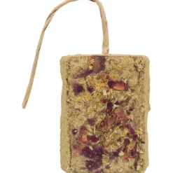 TRIXIE - Pierre d'argile aux fleurs pièce de100g pour rongeurs