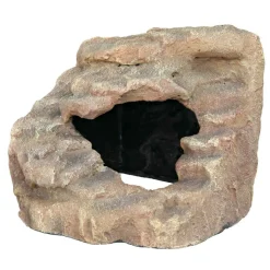 TRIXIE - Rocher d'angle avec grotte et plateforme 21 x 20 x 18 cm pour reptiles