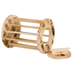 TRIXIE - Rouleau mangeoire à foin, herbes et paille pour rongeurs d:20cm/h:23cm.