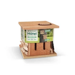 TRUFFAUT - Abri double à papillons, en bois Douglas L.16 x P.7,5 x H.15 cm