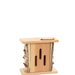 TRUFFAUT - Abri double à papillons, en bois Douglas L.16 x P.7,5 x H.15 cm