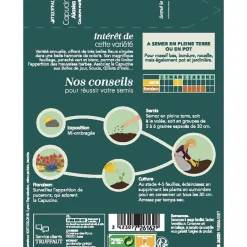 TRUFFAUT - Capucine Alaska couleur variée : En sachet