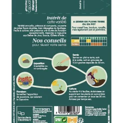 TRUFFAUT - Capucine naine à fleur double Diamant couleur variée : en sachet