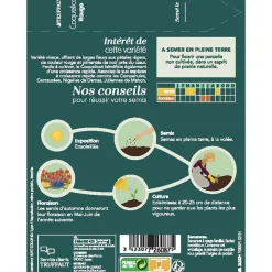 TRUFFAUT - Coquelicot simple Rouge : En Sachet