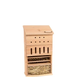 TRUFFAUT - Hôtel à insectes, en bois Douglas: Tour 4 étages L21 x P12 x H38cm