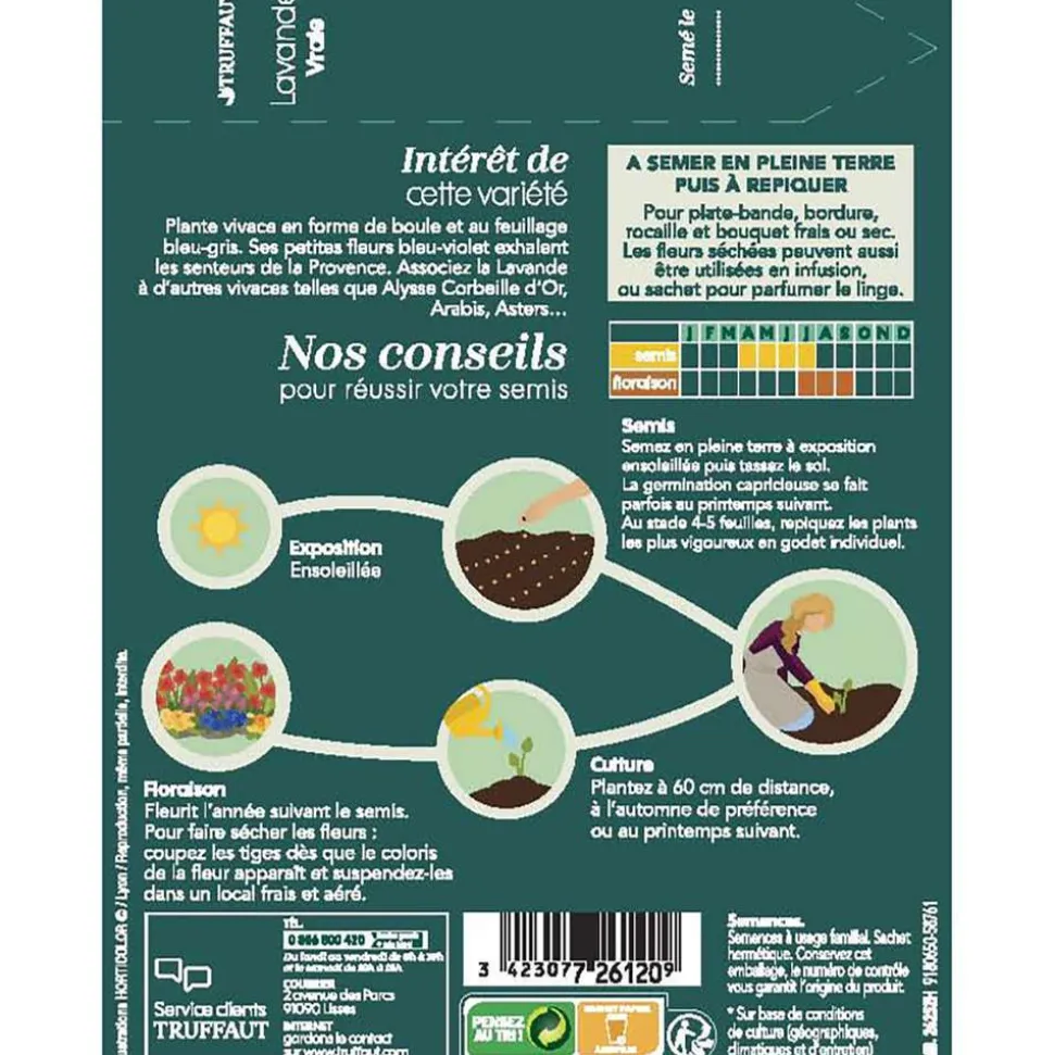 TRUFFAUT - Lavande variée : en sachet