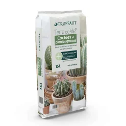TRUFFAUT - Terreau 'Terre de Vie®' pour cactées et succulentes - sac de 15 litres