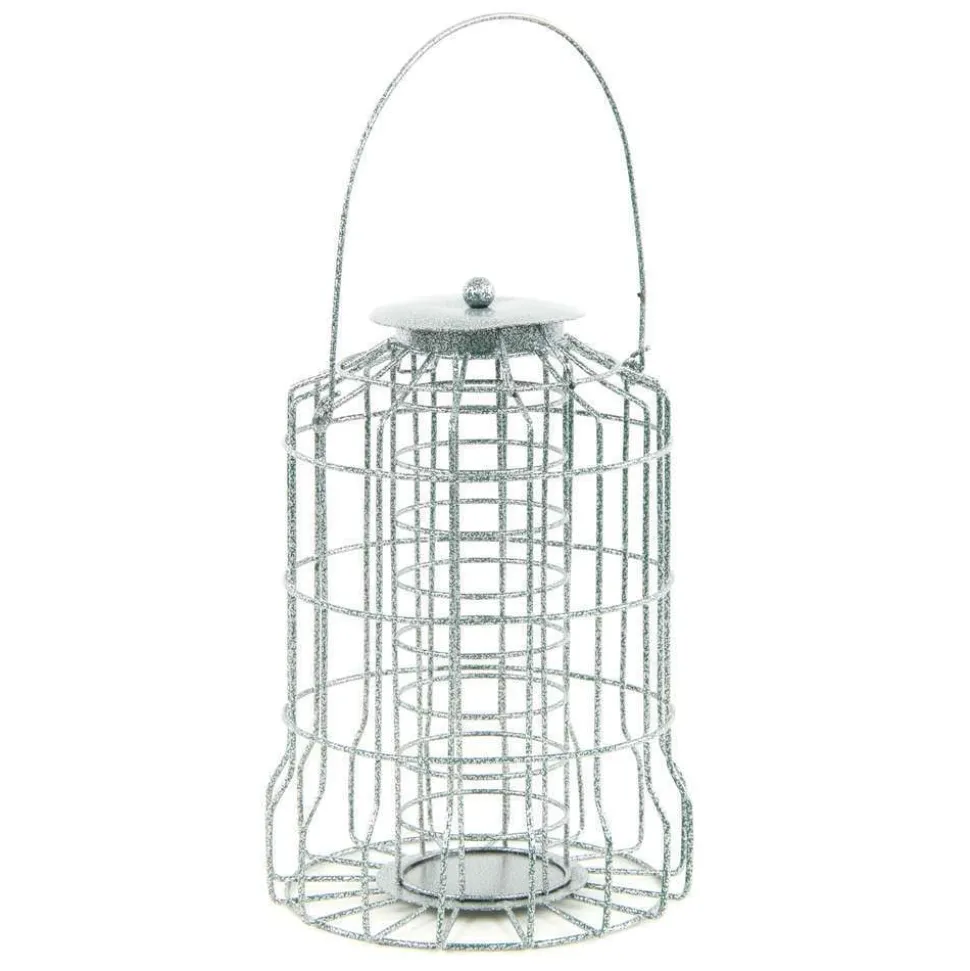 TRUFFAUT BIODIVERSITÉ - Distributeur de boules de graisse Treille en métal pour oiseaux