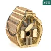 TRUFFAUT BIODIVERSITÉ - Nichoir Rustic pour oiseaux du jardin - L.20 x l.14 x H.17 cm