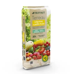 TRUFFAUT UAB - Terreau pour plants de légumes et petits fruits - sac de 20 litres
