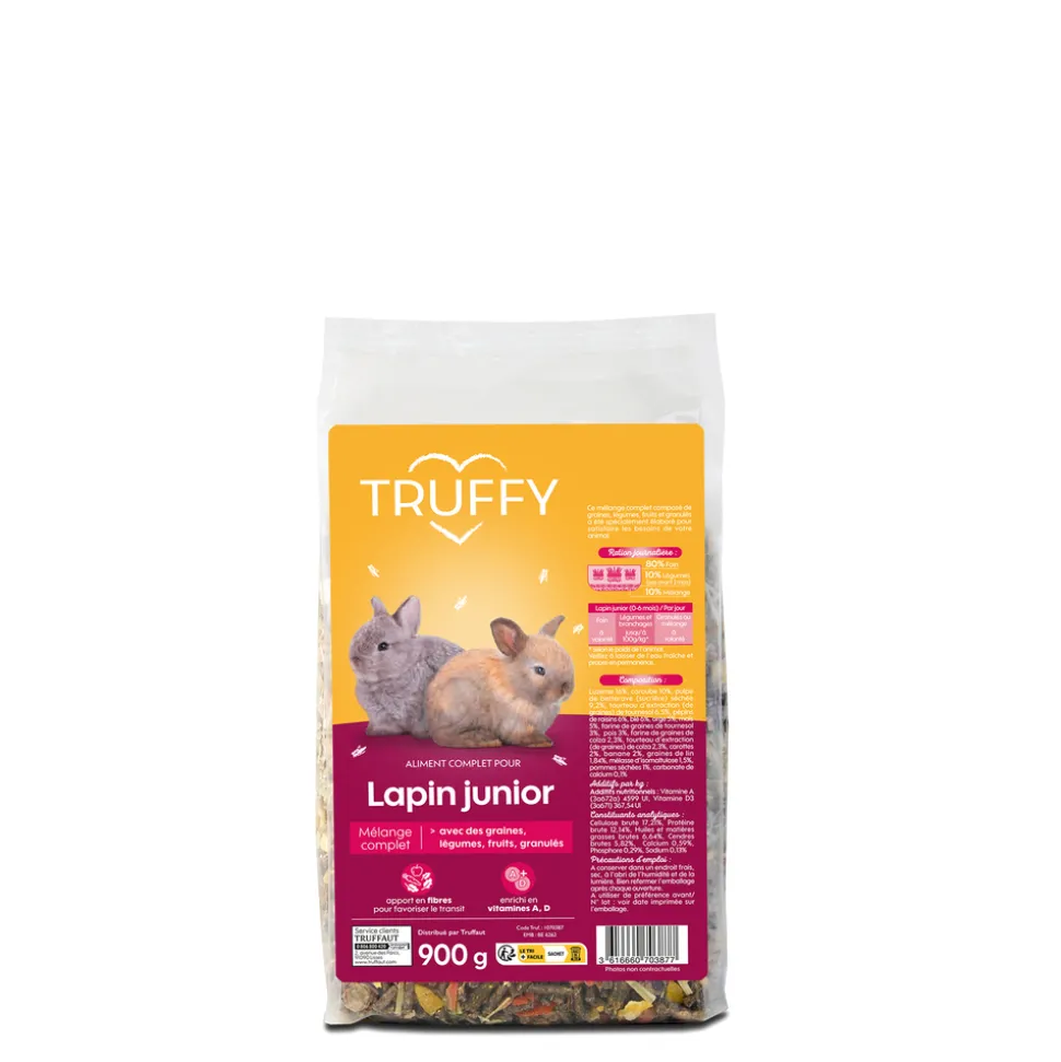 TRUFFY - Mélange complet pour lapin junior 900g