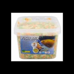 UBBINK - Nourriture pour poissons - mix flocons multicolores - 3,5l