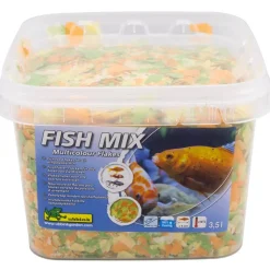 UBBINK - Nourriture pour poissons - mix flocons multicolores - 3,5l