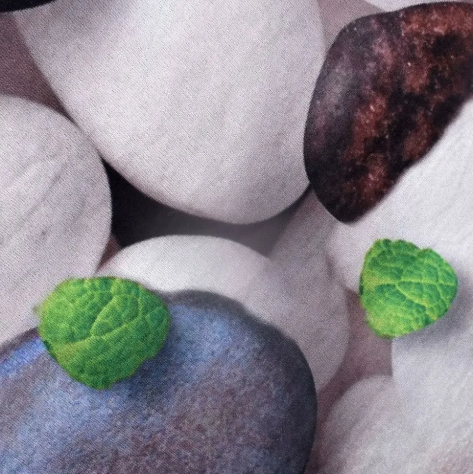 UNAMOURDETAPIS - Tapis de cuisine 80x120 lyn11 galet blanc, facile d'entretien