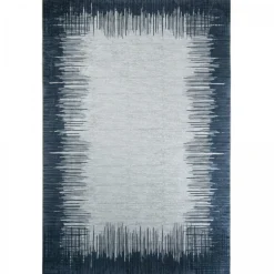 UNAMOURDETAPIS - Tapis de salon 200x290 lyn11 flona noir, facile d'entretien