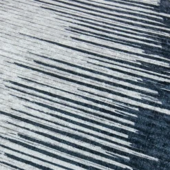 UNAMOURDETAPIS - Tapis de chambre 160x230 lyn11 flona noir, facile d'entretien