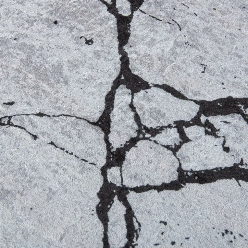 UNAMOURDETAPIS - Tapis de cuisine 120x170 lyn11 marb gris, facile d'entretien