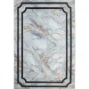 UNAMOURDETAPIS - Tapis de cuisine 80x120 lyn11 elega ecru, facile d'entretien