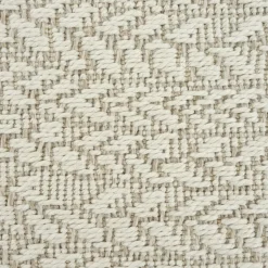 UNAMOURDETAPIS - Tapis extérieur intérieur 140x200 lyn13 rezy aspect jute motif rond ton sur ton