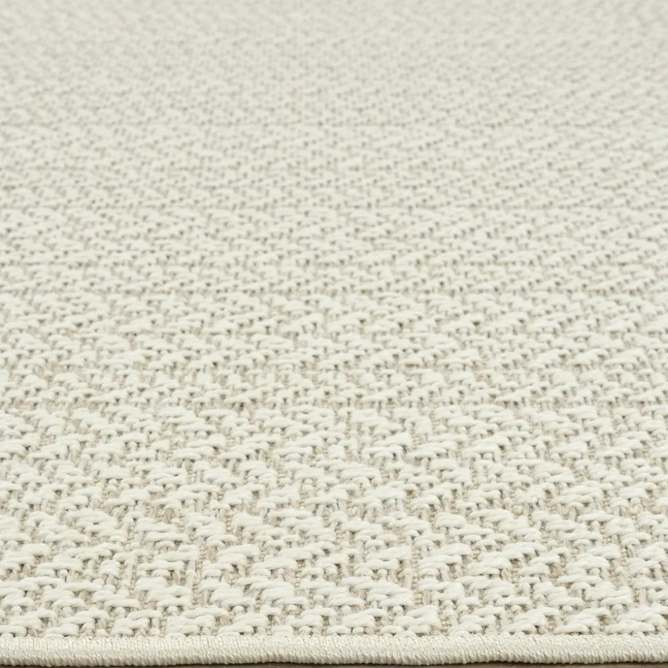 UNAMOURDETAPIS - Tapis extérieur intérieur 120x170 lyn13 rezy aspect jute ton sur ton