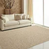 UNAMOURDETAPIS - Tapis extérieur intérieur 140x200 lyn13 reza aspect jute motif arc-en-ciel ton sur ton