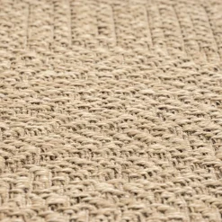 UNAMOURDETAPIS - Tapis extérieur intérieur 140x200 lyn13 reza aspect jute motif arc-en-ciel ton sur ton