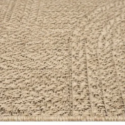 UNAMOURDETAPIS - Tapis extérieur intérieur 140x200 lyn13 reza aspect jute motif arc-en-ciel ton sur ton