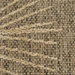 UNAMOURDETAPIS - Tapis extérieur intérieur 120x170 lyn13 reza aspect jute motif feuilles