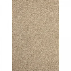 UNAMOURDETAPIS - Tapis extérieur intérieur 120x170 lyn13 rezy aspect jute motif rond ton sur ton