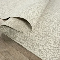 UNAMOURDETAPIS - Tapis extérieur intérieur 140x200 lyn13 rezy aspect jute ton sur ton