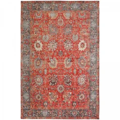 UNAMOURDETAPIS - Tapis orient 160x230 nomeda rouge , tapis en coton